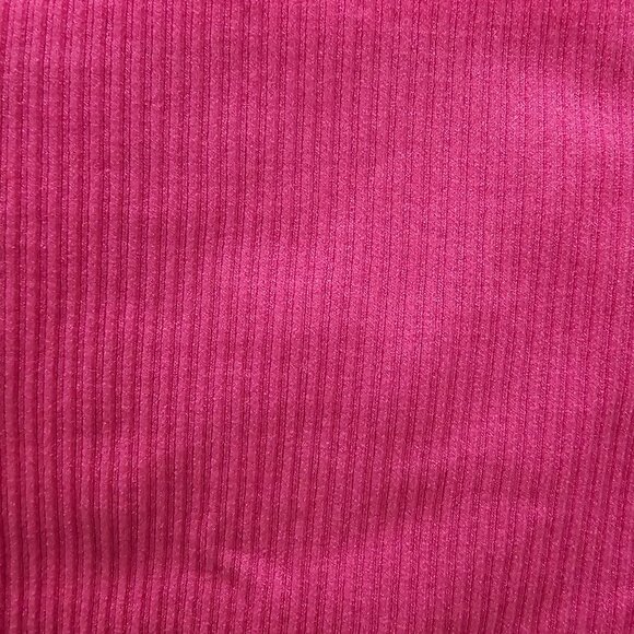 Women’s OQQ Barbie Pink Long Sleeve Cropped Top, Medium - Picture 4 of 7